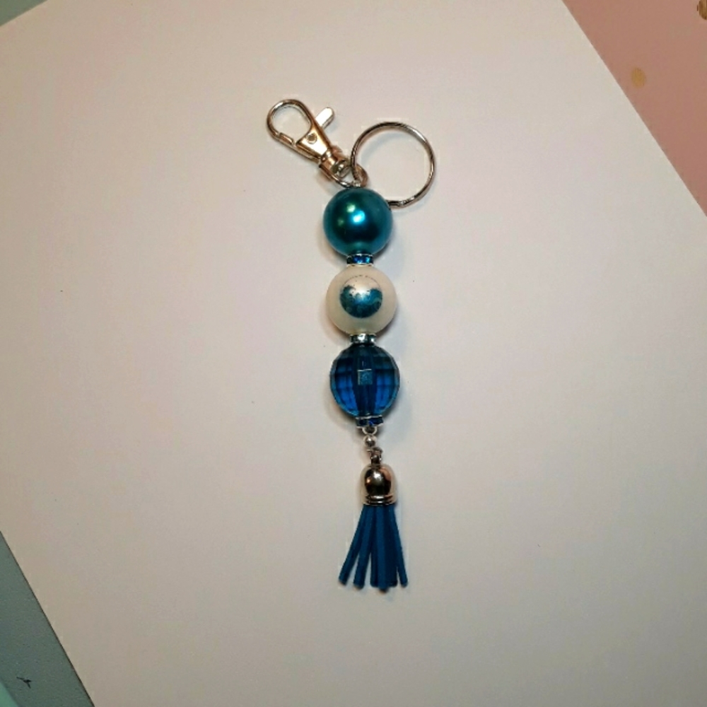 Wave Beach Keychain
